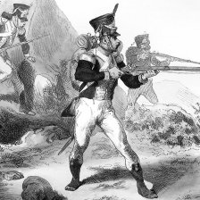 Polský voják bojující za Napoleona.
