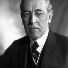 President Thomas Woodrow Wilson.