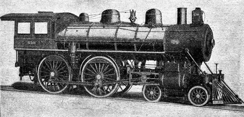 Vývoj lokomotiv v Americe. Rok 1900. - klikněte pro zobrazení detailu