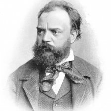 retro fotografie Skladatel Antonín Dvořák.