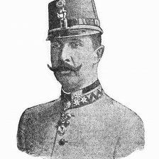 retro fotografie Arcivévoda Ferdinand Karel, sídlem na Hradčanech.