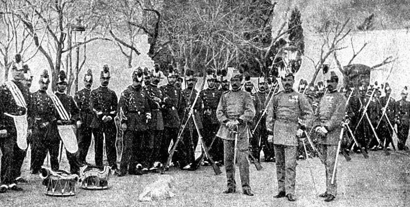 zobrazit detail historického snímku: »Ztenčená armáda« knížectví Monackého.