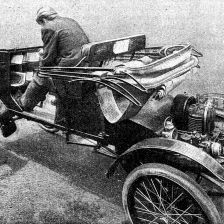 Nový severoamerický poštovní automobil.