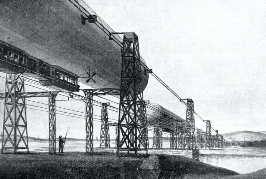 Upoutané vzducholodě využité pro vysokorychlostní dopravu: Vzducholodě mohou mít různé uplatnění. Jedno velmi…