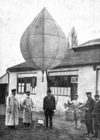 Užití ballonu proti krupobití. - klikněte pro zobrazení detailu