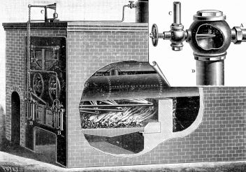 Topení Orvisovo, Mullerovo a Rogerovo. Na vedlejším obrázku parní injektor. - klikněte pro zobrazení detailu Topení Orvisovo, Mullerovo a Rogerovo. Na vedlejším obrázku parní injektor. - klikněte pro zobrazení detailu