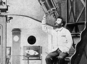 Francouzský hvězdář Camille Flammarion. - klikněte pro zobrazení detailu