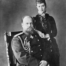 Car Alexander III. a carevna Marie Fjodorovna.