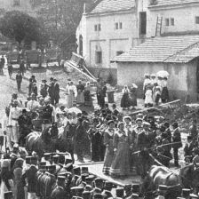 Sbor hasiček v Statenicích.