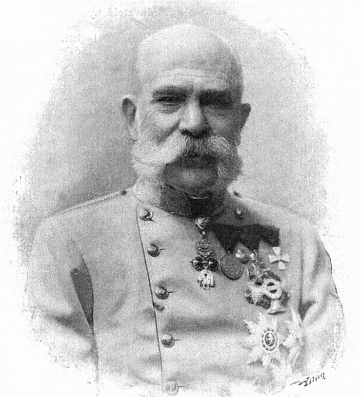 zobrazit detail historického snímku: J. V. císař František Josef I., král český.