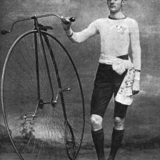 Josef Cífka - Champion Čech na bicyklu 1888.