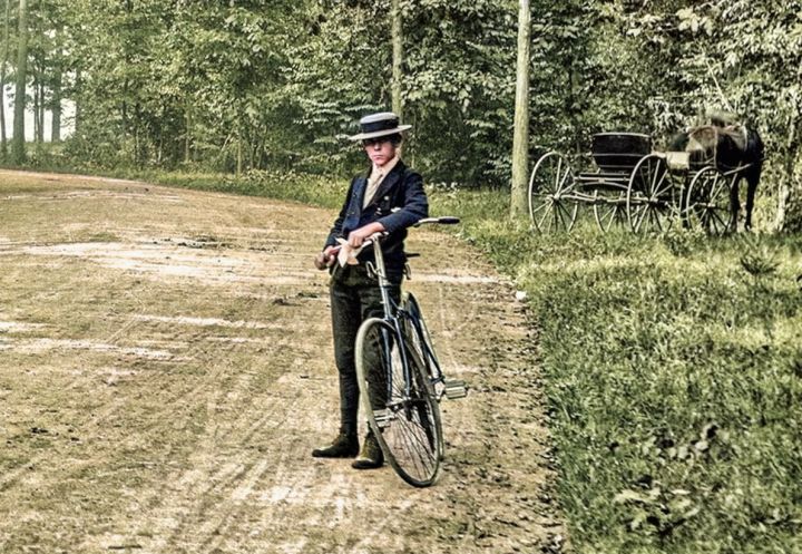 Cyklista. - klikněte pro zobrazení detailu