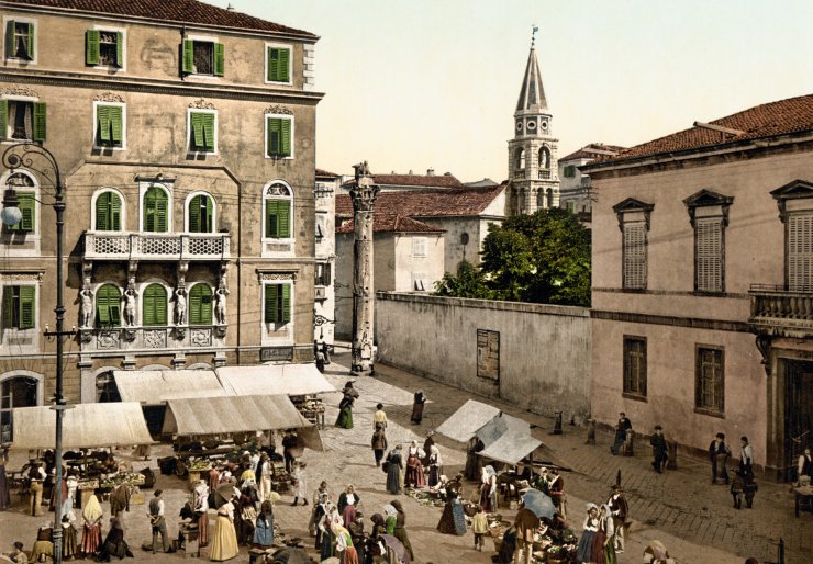 zobrazit detail historického snímku: Zadar v Dalmácii.