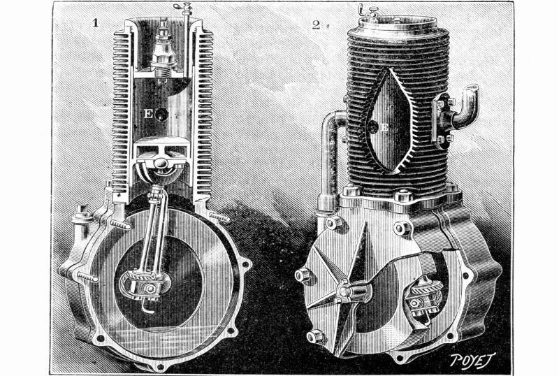 zobrazit detail historického snímku: Dawsonův rotační motor gazolinový.