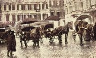 Užitečná novinka roku 1909: deštníky pro kočáry: Jak si užít projížďku městem v koňmi...