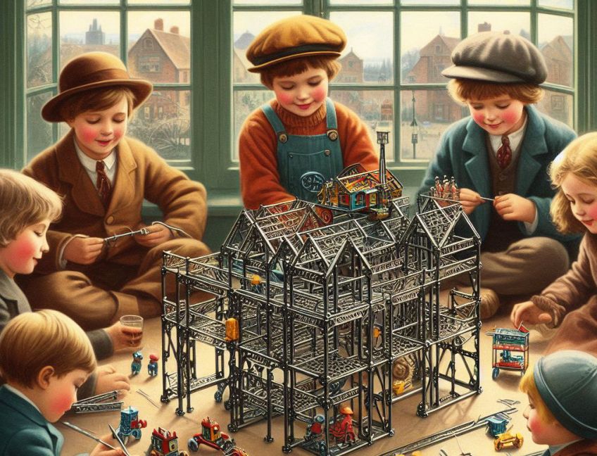 Rok 1933: Nepodceňujte výběr hraček pro děti, kvalitní stavebnice může ovlivnit celý jejich život: Vánoce jsou tu už za několik dní a tak pomalu…