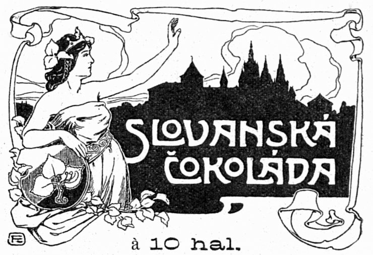 zobrazit detail historického snímku: Slovanská čokoláda.