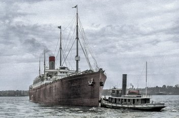 zobrazit detail historického snímku: Loď Cymric.