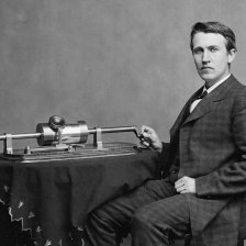 Thomas Alva Edison a fonograf.