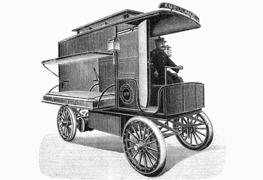 Elektromobil jako historická sanitka Elektromobil jako historická sanitka: Elektromobily nejsou taková novinka, jak si mnoho…