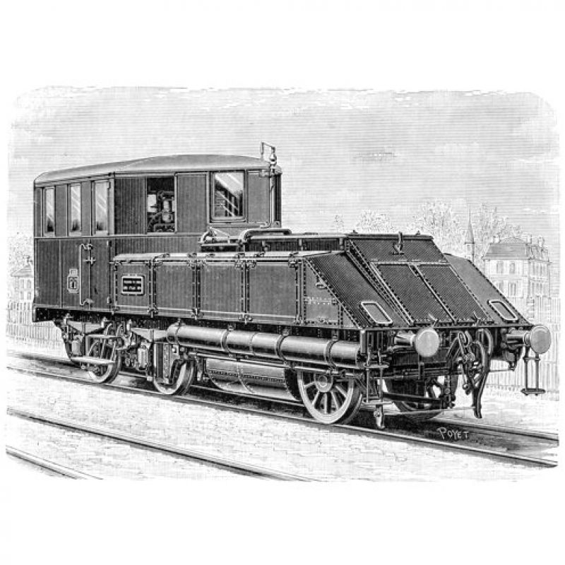 zobrazit detail historického snímku: Rychlíková lokomotiva elektrická společnosti Paris-Lyon-Mediterranée.