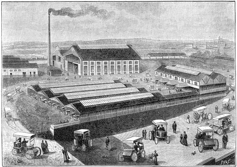 zobrazit detail historického snímku: Továrnu v Aubervilliersu