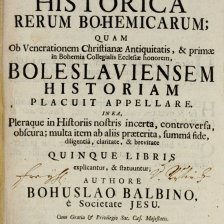 Epitome historica rerum Bohemicarum .