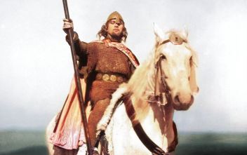 zobrazit detail historického snímku: Zdeněk Štěpánek ve filmu Svatý Václav.