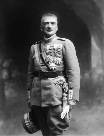 Italský generál Armando Diaz. - klikněte pro zobrazení detailu
