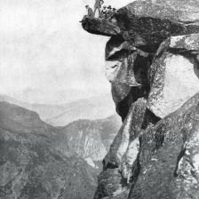 Glacier point, Yosemitské údolí, v Kalifornii.