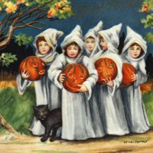 Děti o Halloweenu.