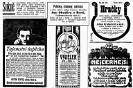 Rok 1911: Jak fungovalo objednávání a placení reklamy v novinách?: Firemní reklamy a inzeráty jsou nedílnou…