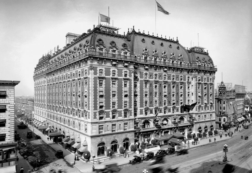 Hotel Astor v New Yorku. - klikněte pro zobrazení detailu