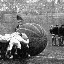 Pushball, nová hra americká.