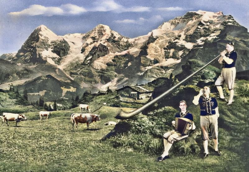 zobrazit detail historického snímku: Alpy.