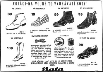 Inzerát fy. Baťa. - klikněte pro zobrazení detailu