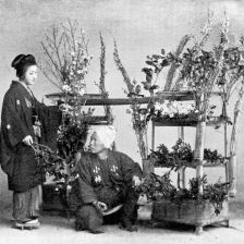 retro fotografie Japonské obchody.