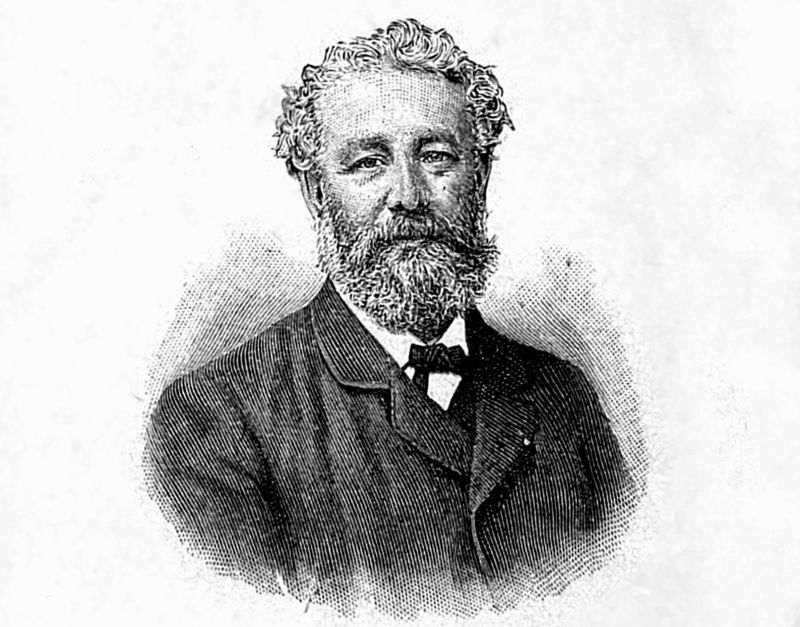 zobrazit detail historického snímku: Jules Verne, spisovatel francouzský.