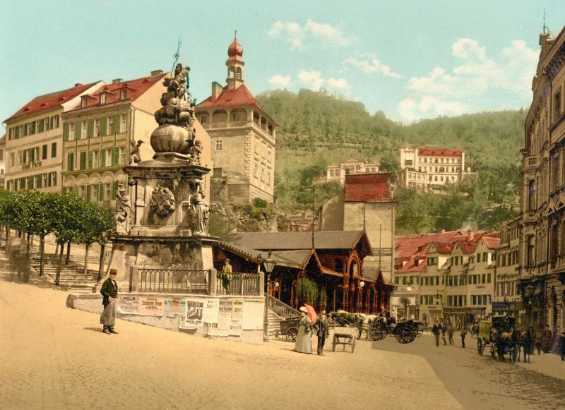 zobrazit detail historického snímku: Karlovy Vary.