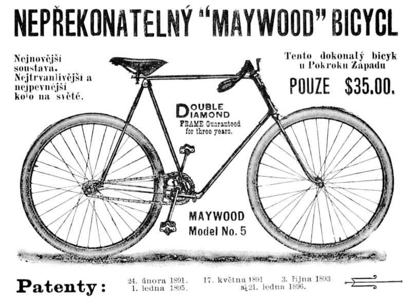 Nepřekonatelný “Maywood” bicycl. - klikněte pro zobrazení detailu