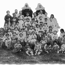 Opatrovna řízená misionáři v Čemulpo, přístavním městě korejském.