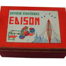 Kovová stavebnice Edison.