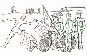 zobrazit detail historického snímku: Brannost národa.
