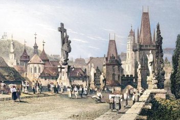 zobrazit detail historického snímku: Karlův most.