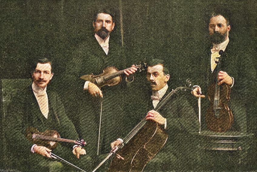 Hudební senzace: skvělé kvarteto složené z profesionálních typografů: Naše zem má ve své historii řadu úspěšných hudebníků…