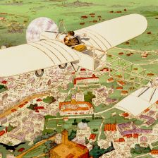 Letadlo Bleriot.