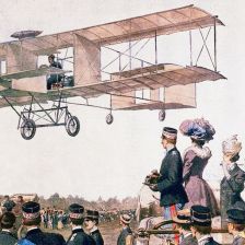 Rok 1908: Rekordní let, při které letadlo zvládlo uletět vzdálenost 10 kilometrů!