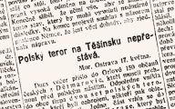Rok 1920: Polské ozbrojené jednotky přepadly naše obce na Těšínsku: V dnešní době pokládáme Poláky za blízké…
