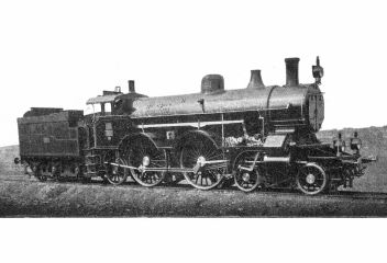 Nejrychlejší lokomotiva c. k. státních drah. Serie 108. - klikněte pro zobrazení detailu Nejrychlejší lokomotiva c. k. státních drah. Serie 108. - klikněte pro zobrazení detailu