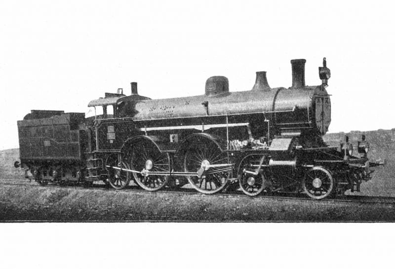 zobrazit detail historického snímku: Nejrychlejší lokomotiva c. k. státních drah. Serie 108.